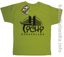 TYCHY Wonderland - koszulka dziecięca - kiwi