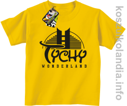 TYCHY Wonderland - koszulka dziecięca - żółta