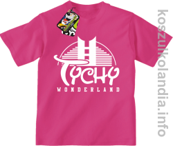 TYCHY Wonderland - koszulka dziecięca- fuksja