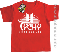 TYCHY Wonderland - koszulka dziecięca - czerwona