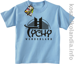 TYCHY Wonderland - koszulka dziecięca - błękitna