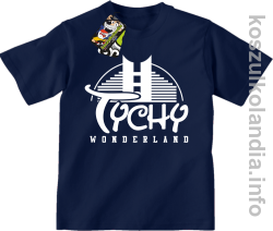 TYCHY Wonderland - koszulka dziecięca - granatowa