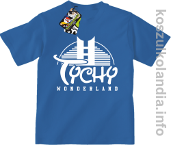 TYCHY Wonderland - koszulka dziecięca - niebieska