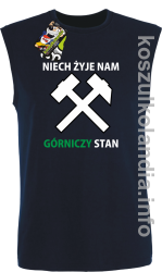 Niech żyje nam górniczy stan - Bezrękawnik męski granat