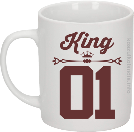 KING 01 Sport Style Valentine - kubek ceramiczny