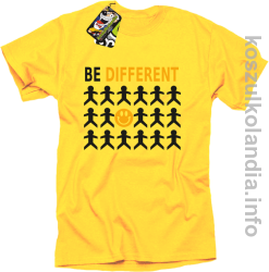 Be Different - koszulki męskie - żółty