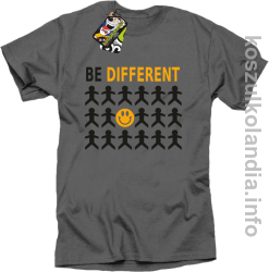 Be Different - koszulki męskie - szary