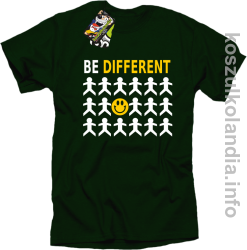 Be Different - koszulki męskie - butelkowy