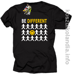 Be Different - koszulki męskie - czarny