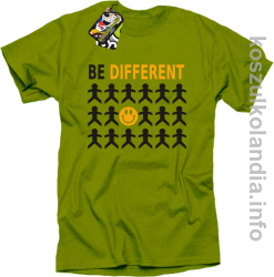 Be Different - koszulki męskie - kiwi