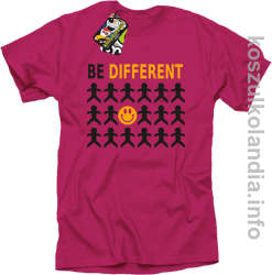 Be Different - koszulki męskie - fuksja