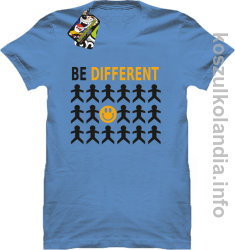 Be Different - koszulki męskie - błękitny