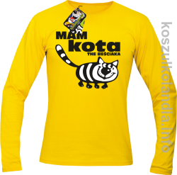 Mam kota the beściaka - Longsleeve męski - żółty