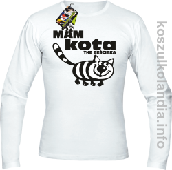 Mam kota the beściaka - Longsleeve męski - biały