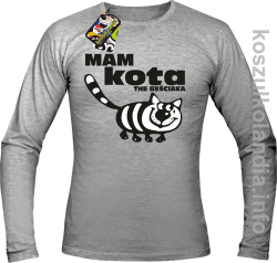 Mam kota the beściaka - Longsleeve męski - melanż