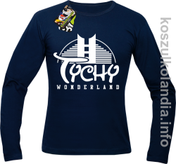 TYCHY Wonderland - Longsleeve męski - granatowa