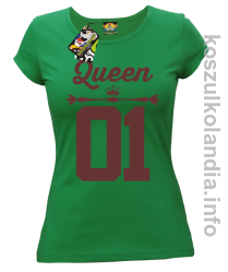 QUEEN 01 Sport Style Valentine - koszulka damska - zielony