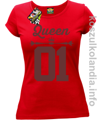 QUEEN 01 Sport Style Valentine - koszulka damska - czerwony