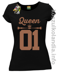 QUEEN 01 Sport Style Valentine - koszulka damska - czarny