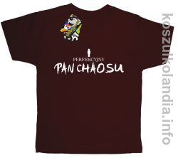Perfekcyjny PAN CHAOSU - koszulka dziecięca - brązowa