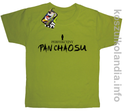 Perfekcyjny PAN CHAOSU - koszulka dziecięca - kiwi