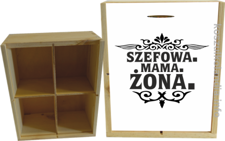 Szefowa Mama Żona - Skrzyneczka ozdobna 