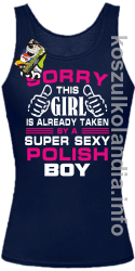 Sorry this girl is already taken by a super sexy polish Boy - top damski - granatowa