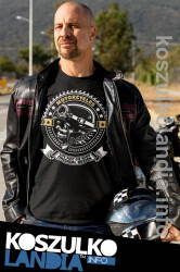 Motorcycles Life Fast Die Hard Original Design Skull - Koszulka męska 