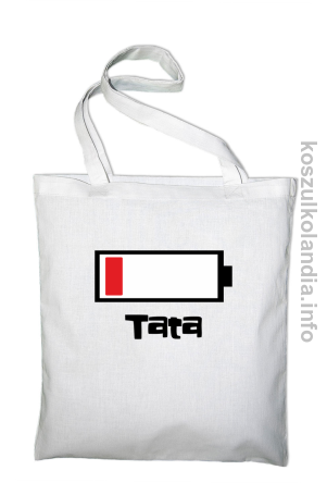 Tata Bateria do ładowania - torba bawełniana