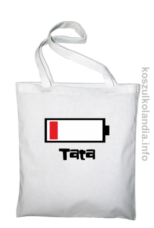Tata Bateria do ładowania - torba bawełniana