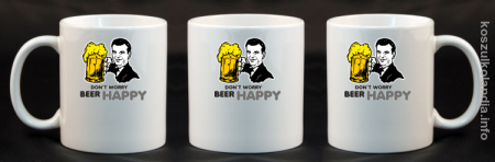 Dont worry beer happy - kubek ceramiczny