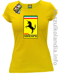 Unicorn Italia Parody Ferrari - koszulka damska 9