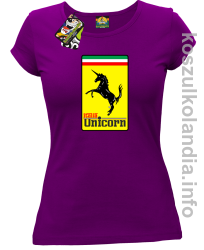 Unicorn Italia Parody Ferrari - koszulka damska 10