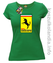 Unicorn Italia Parody Ferrari - koszulka damska 13