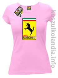 Unicorn Italia Parody Ferrari - koszulka damska 1