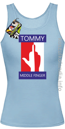 Tommy Middle Finger - top damski