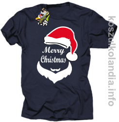 Merry Christmas Barber - Koszulka męska granat
