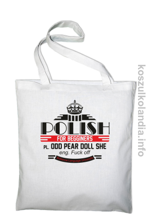Polish for begginers Odd Pear Doll She - Torba EKO biała 