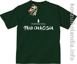 Perfekcyjna PANI CHAOSU - koszulka dziecięca - butelkowa