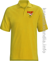 Świąt Nie Będzie - Koszulka męska Polo żółta 