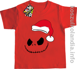 Halloween Santa Claus - Koszulka dziecięca czerwona 