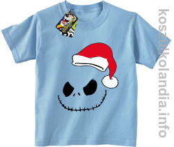 Halloween Santa Claus - Koszulka dziecięca błękit 