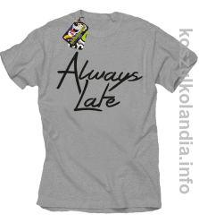 Always Late - Koszulka męska melanż 