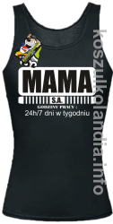 MAMA S.A.  24h/7 dni w tygodniu - top damski - czarna