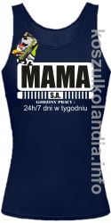 MAMA S.A.  24h/7 dni w tygodniu - top damski - granatowa