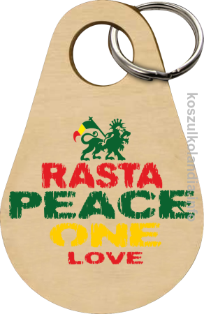 Rasta Peace ONE LOVE - brelok