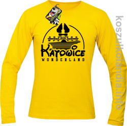 Katowice Wonderland - Longsleeve męski - żółty