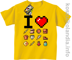 I love old games Treasures - koszulka dziecięca -13