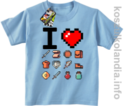 I love old games Treasures - koszulka dziecięca -1