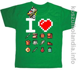 I love old games Treasures - koszulka dziecięca -2